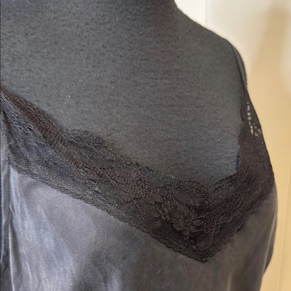 ECI New York Women’s 12 Charcoal Lace Detail Chemise - Picture 3 of 5